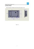 2 Size of Panel The unit of all sizes is millimeter (Page 9 / 9) RDC6445G Laser Control System User Manual V1.0